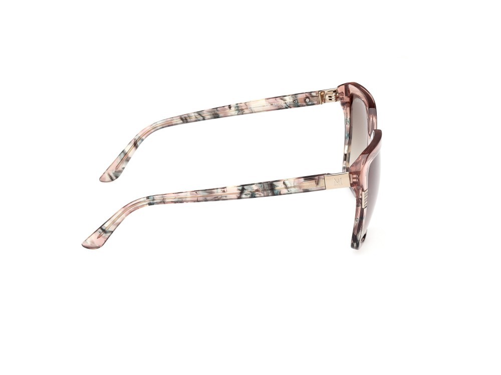 Sunglasses Guess by Marciano GM00009 (53P) color avorio lucido shape square lenses verde sfumato