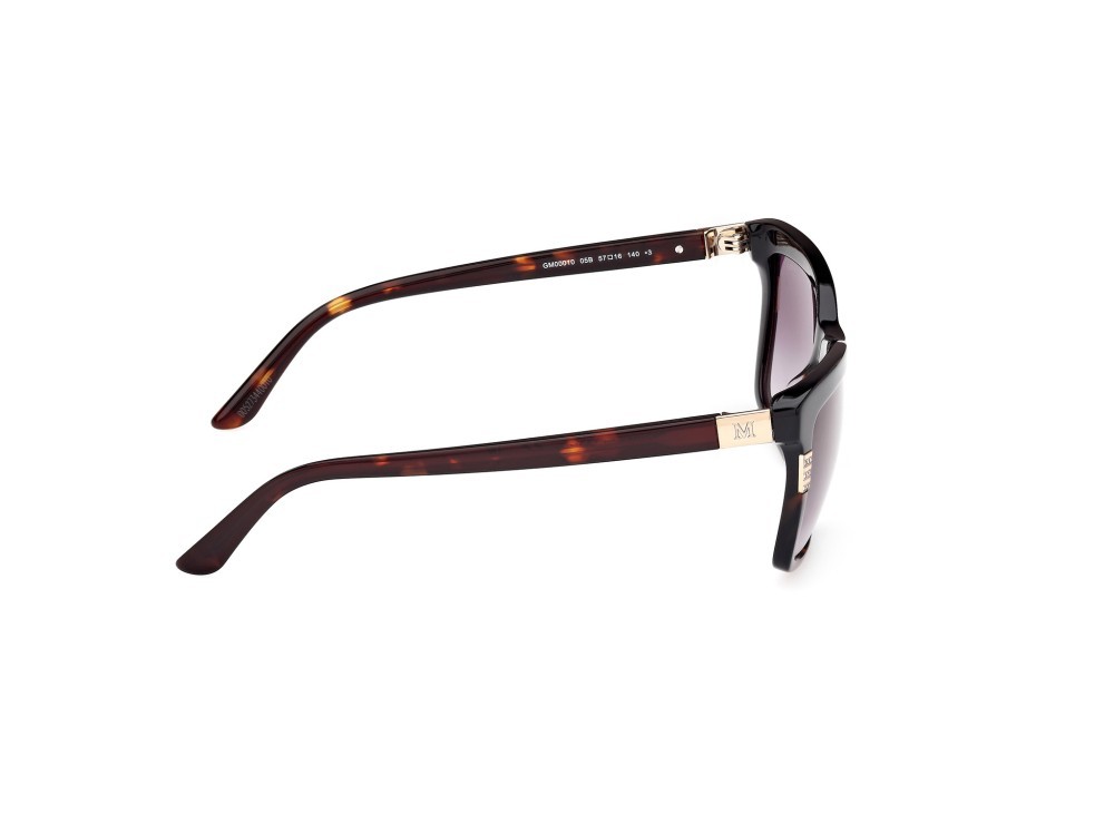 Sonnenbrillen Guess by Marciano GM00010 (05B) farbe nero lucido form rechteckig gläser fumo grad.