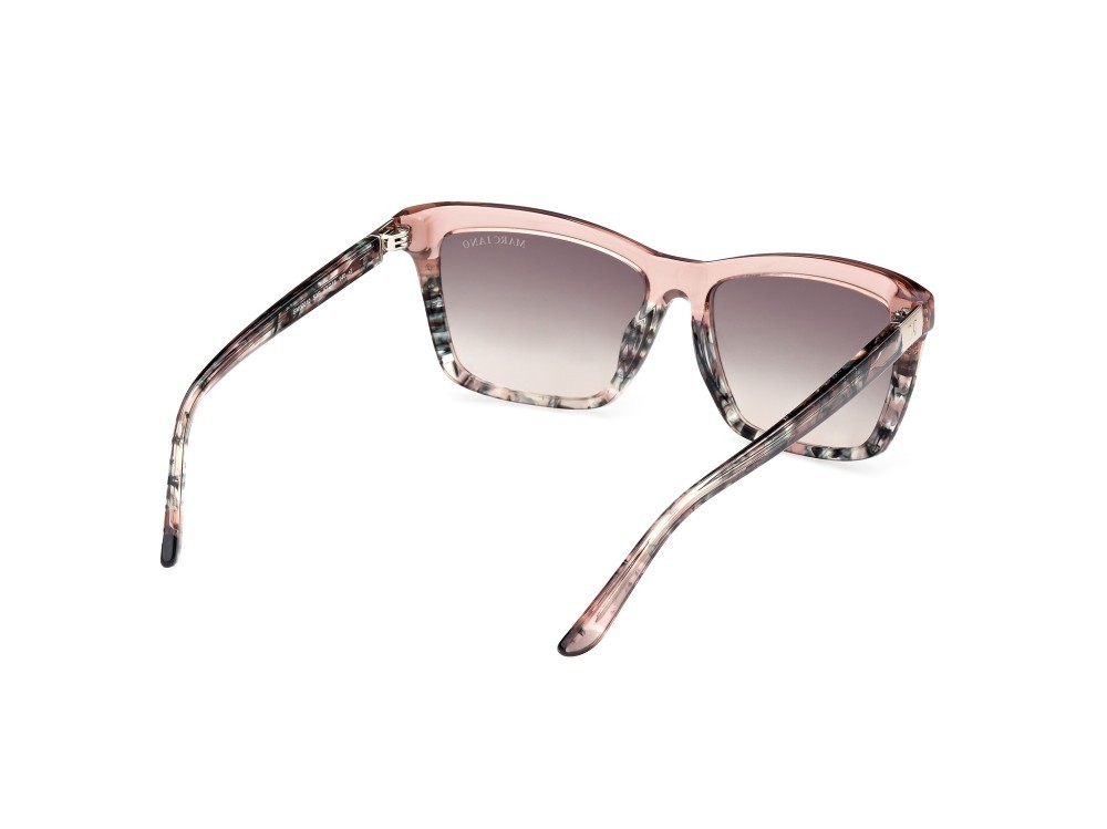 Sonnenbrillen Guess by Marciano GM00010 (53P) farbe avorio lucido form rechteckig gläser verde sfumato
