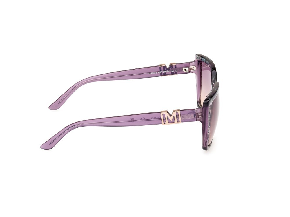 Sunglasses Guess by Marciano GM00012 (83Z) color viola - avana shape square lenses viola sfumato/specchiato
