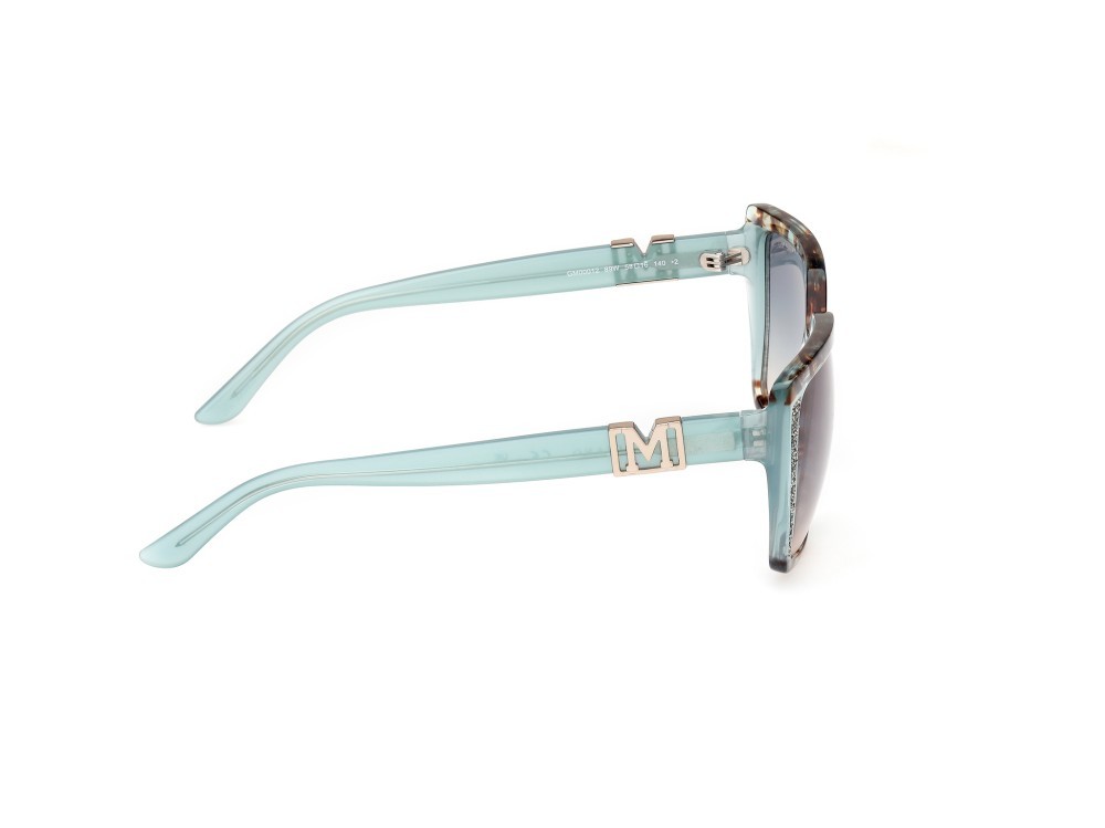 Sunglasses Guess by Marciano GM00012 (89W) color turchese - avana shape square lenses blu sfumato