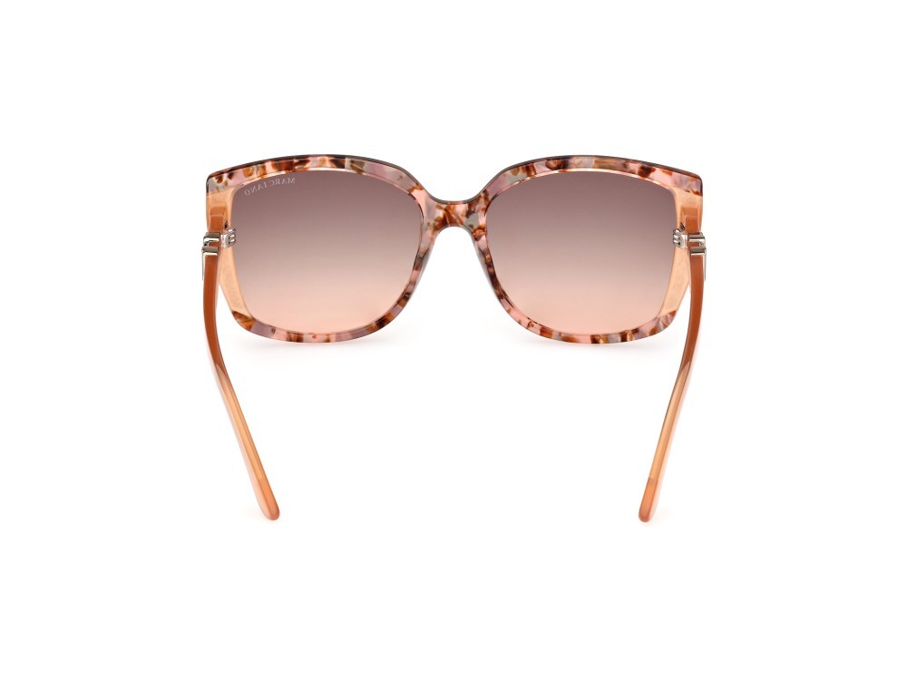 Sonnenbrillen Guess by Marciano GM00013 (44F) farbe arancio - avana form quadratisch gläser marrone sfumato
