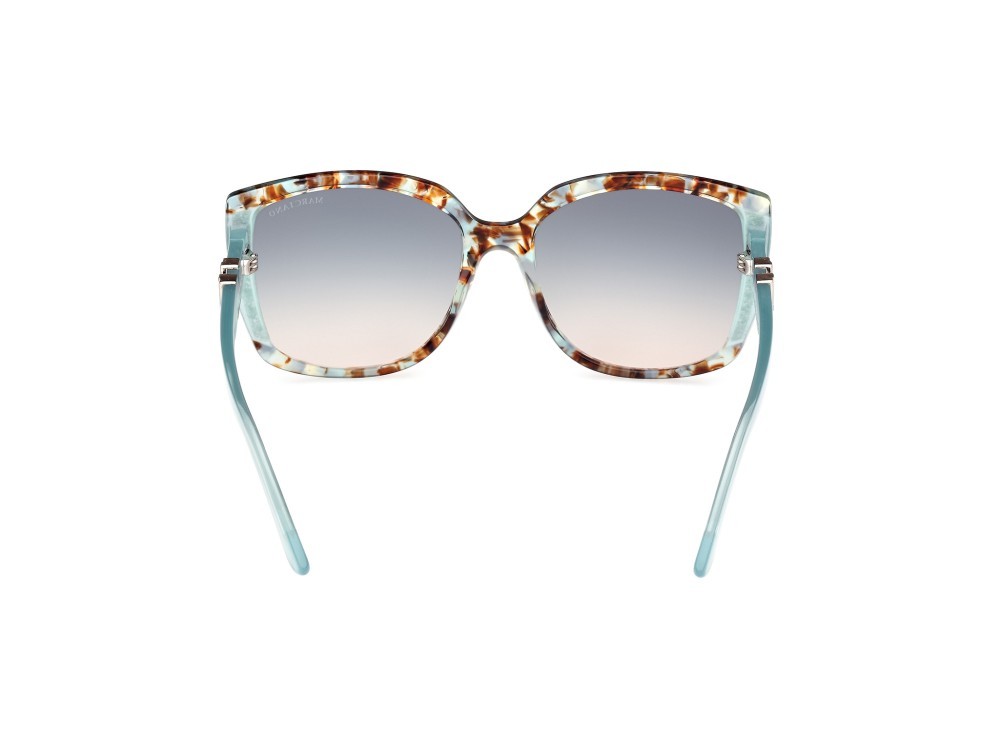 Sonnenbrillen Guess by Marciano GM00013 (89W) farbe turchese - avana form quadratisch gläser blu sfumato