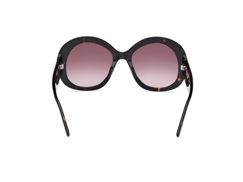 Sunglasses Guess by Marciano GM00015 (52F) color avana scura shape round lenses marrone sfumato