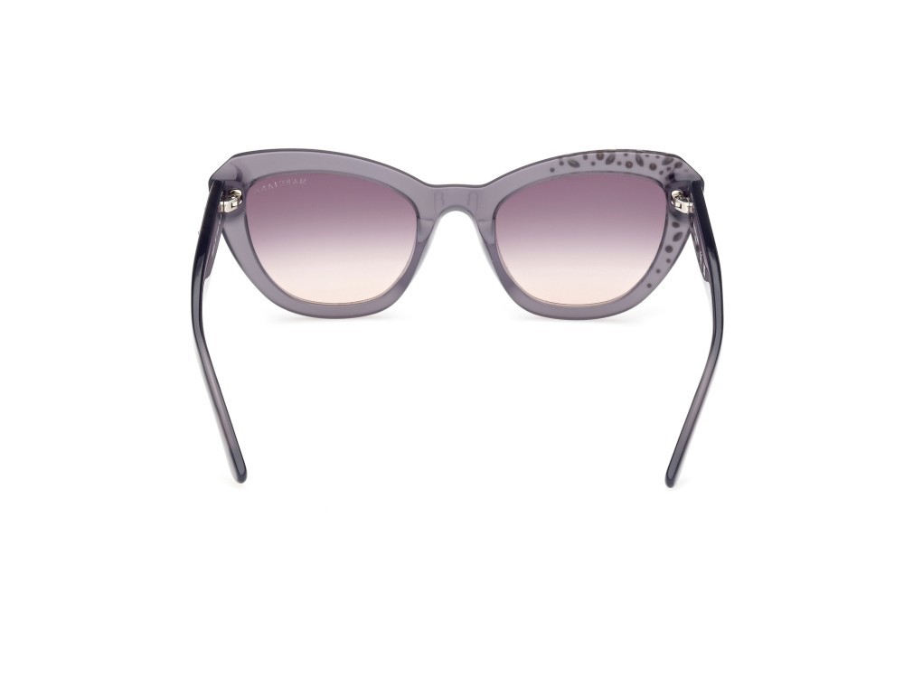 Sunglasses Guess by Marciano GM00016 (20B) color grigio lucido shape cat eye lenses fumo grad.