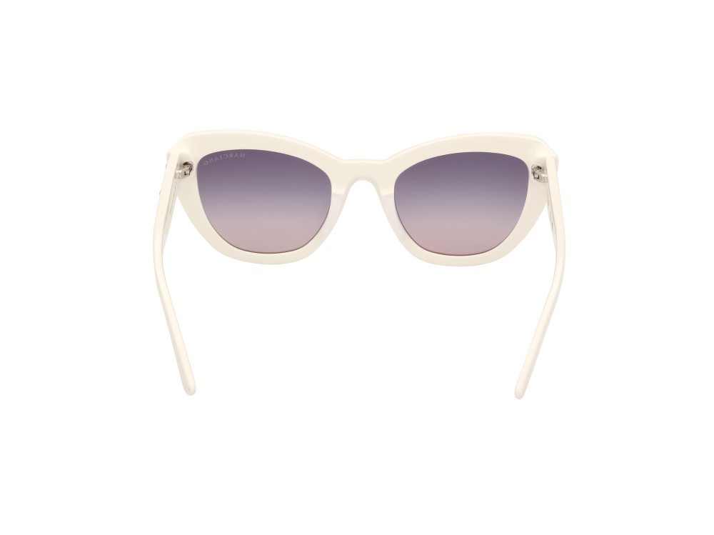 Sunglasses Guess by Marciano GM00016 (21B) color avorio lucido shape cat eye lenses fumo grad.