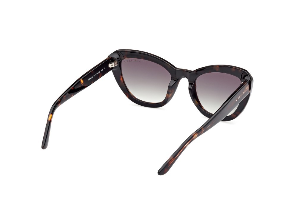 Sunglasses Guess by Marciano GM00016 (52P) color avana scura shape cat eye lenses verde sfumato