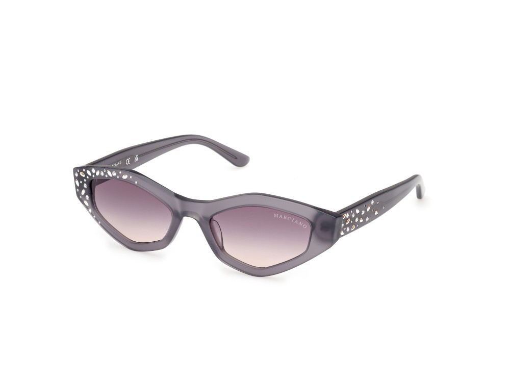 Sonnenbrillen Guess by Marciano GM00017 (20B) farbe grigio lucido form geometrisch gläser fumo grad.