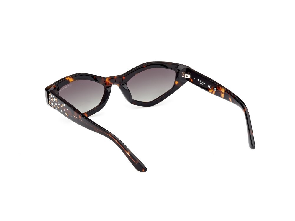 Sunglasses Guess by Marciano GM00017 (52P) color avana scura shape geometric lenses verde sfumato