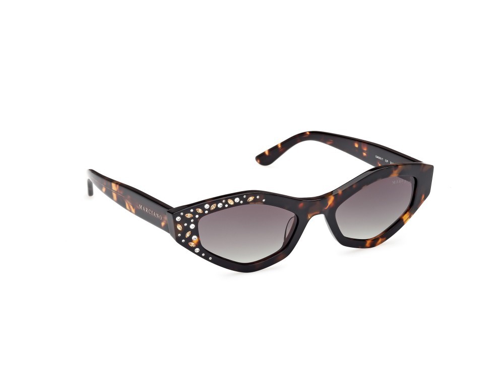Sunglasses Guess by Marciano GM00017 (52P) color avana scura shape geometric lenses verde sfumato