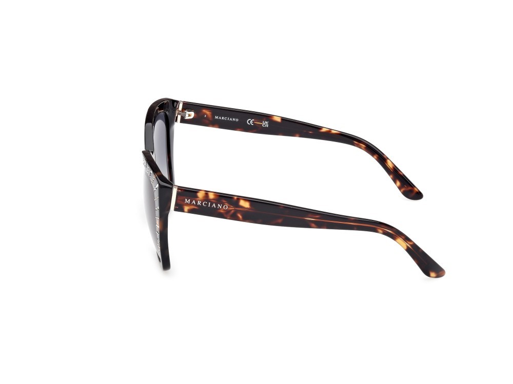Sunglasses Guess by Marciano GM00021 (52W) color avana scura  shape square lenses blu sfumato