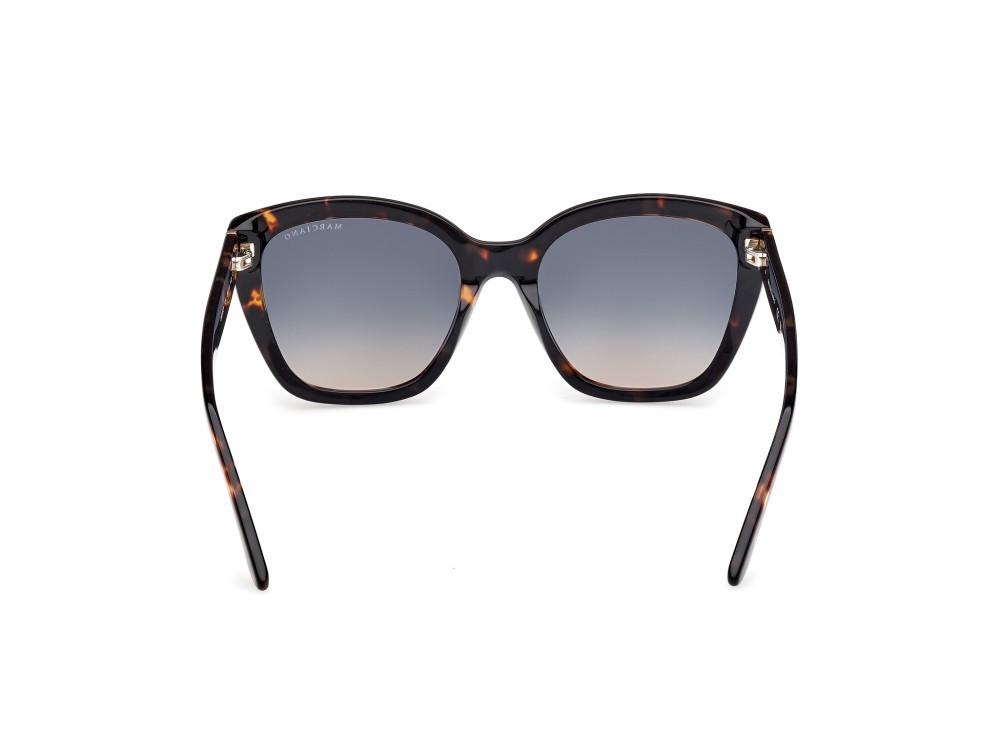 Sunglasses Guess by Marciano GM00021 (52W) color avana scura  shape square lenses blu sfumato