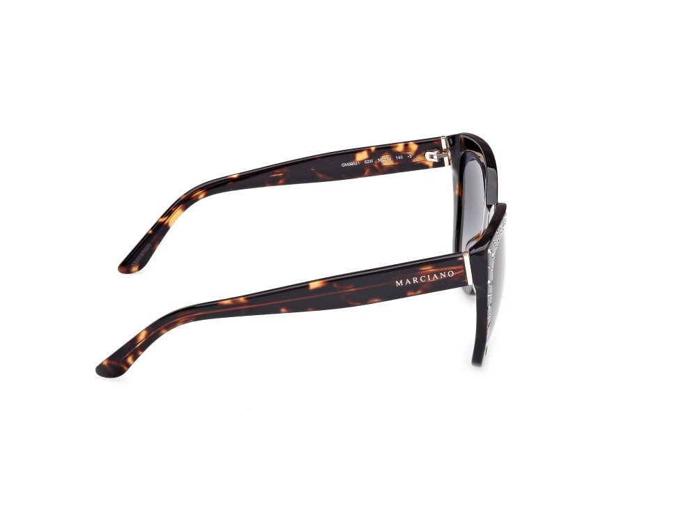 Sunglasses Guess by Marciano GM00021 (52W) color avana scura  shape square lenses blu sfumato
