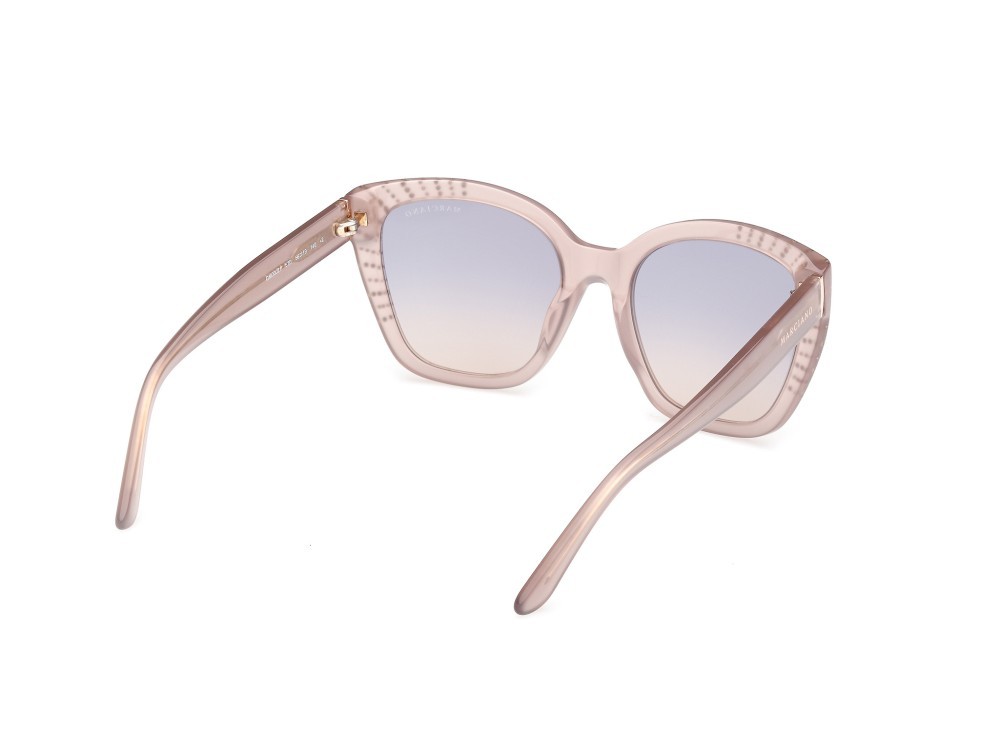 Sunglasses Guess by Marciano GM00021 (57B) color beige lucido shape square lenses fumo grad.
