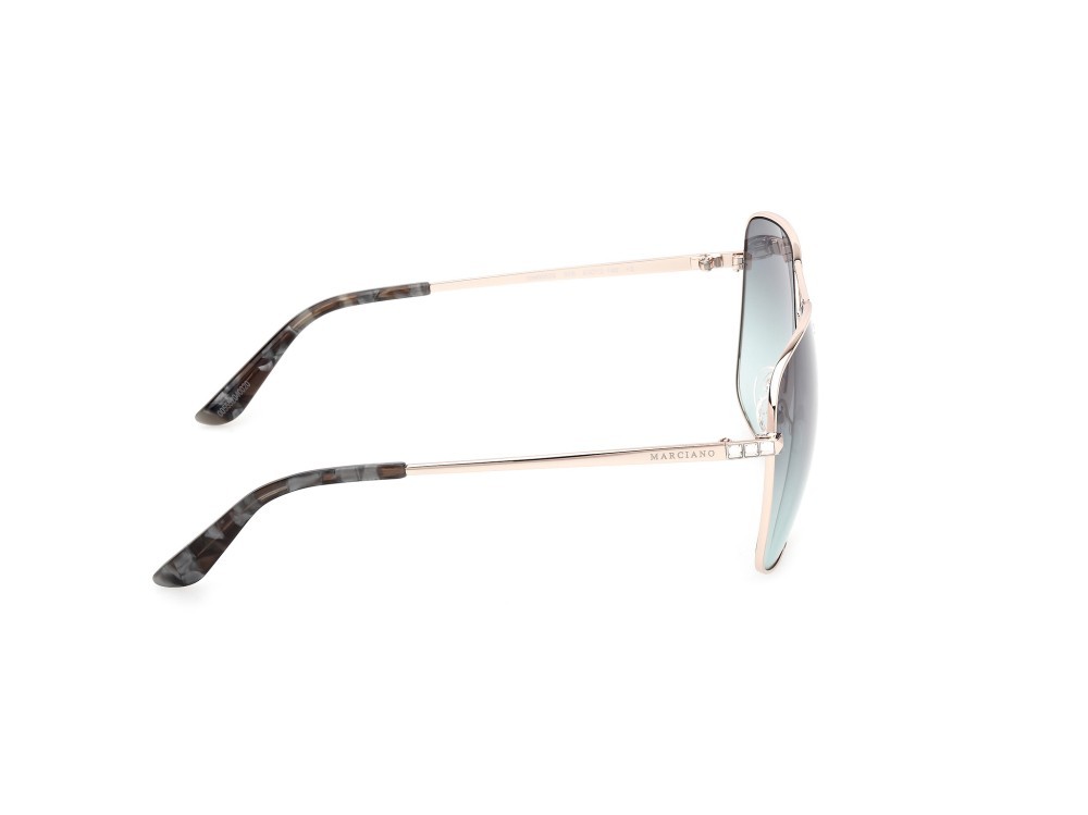 Sonnenbrillen Guess by Marciano GM00022 (32B) farbe oro pallido lucido form navigator gläser fumo grad.