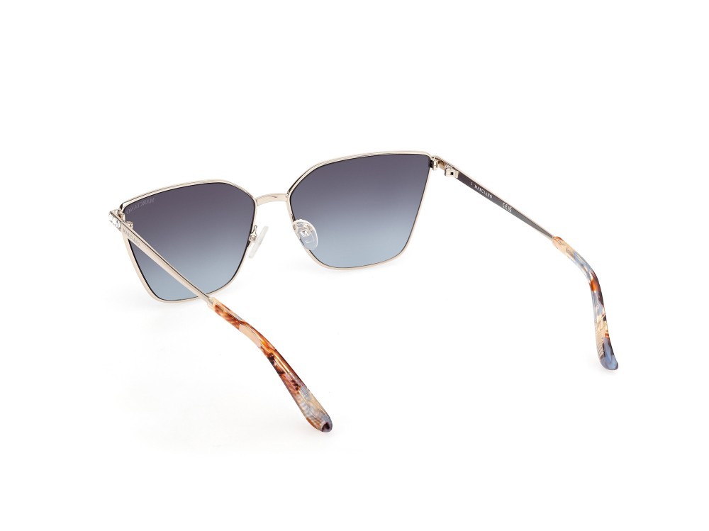 Sunglasses Guess by Marciano GM00023 (33W) color oro pallido lucido shape cat eye lenses blu sfumato