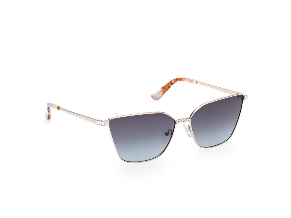 Sunglasses Guess by Marciano GM00023 (33W) color oro pallido lucido shape cat eye lenses blu sfumato
