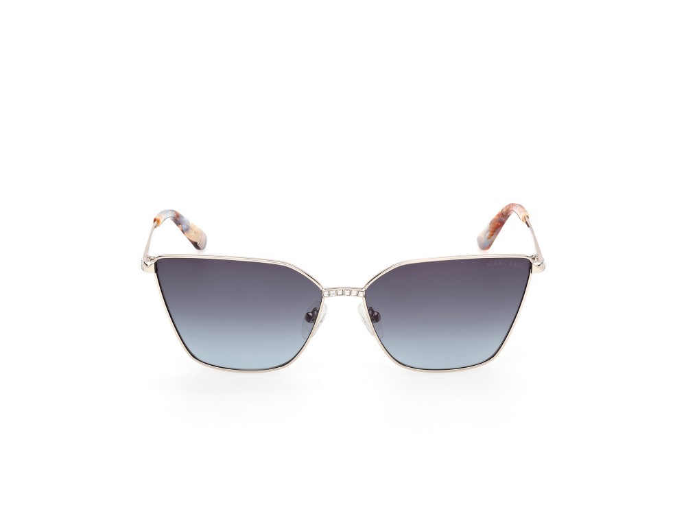 Sunglasses Guess by Marciano GM00023 (33W) color oro pallido lucido shape cat eye lenses blu sfumato