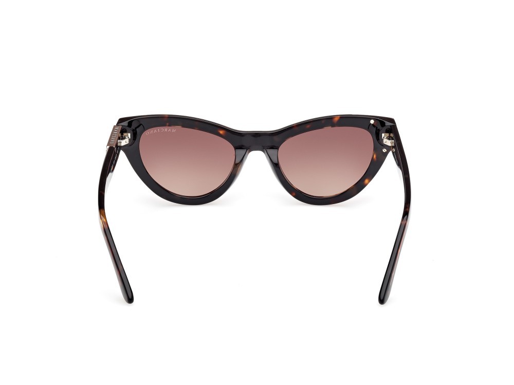 Sunglasses Guess by Marciano GM00025 (52F) color avana scura shape cat eye lenses marrone sfumato