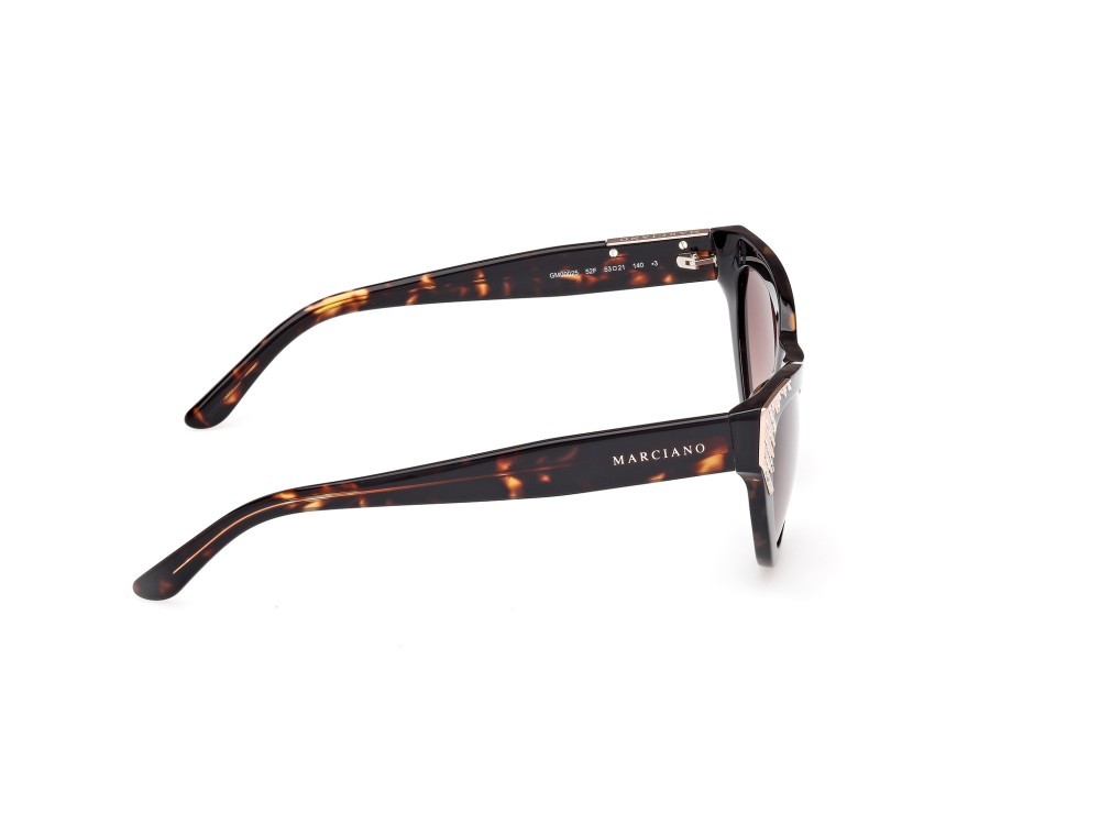 Sunglasses Guess by Marciano GM00025 (52F) color avana scura shape cat eye lenses marrone sfumato