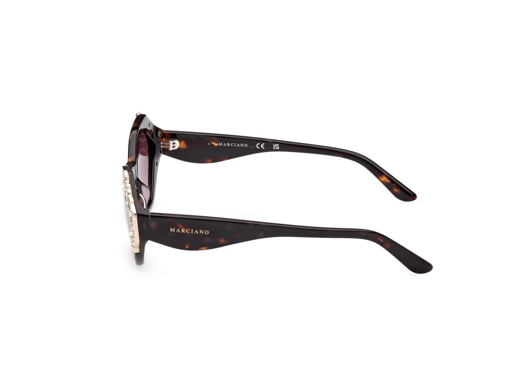 Sunglasses Guess by Marciano GM00026 (52F) color avana scura shape geometric lenses marrone sfumato