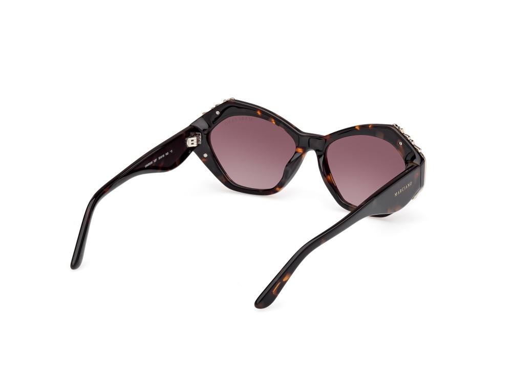 Sunglasses Guess by Marciano GM00026 (52F) color avana scura shape geometric lenses marrone sfumato
