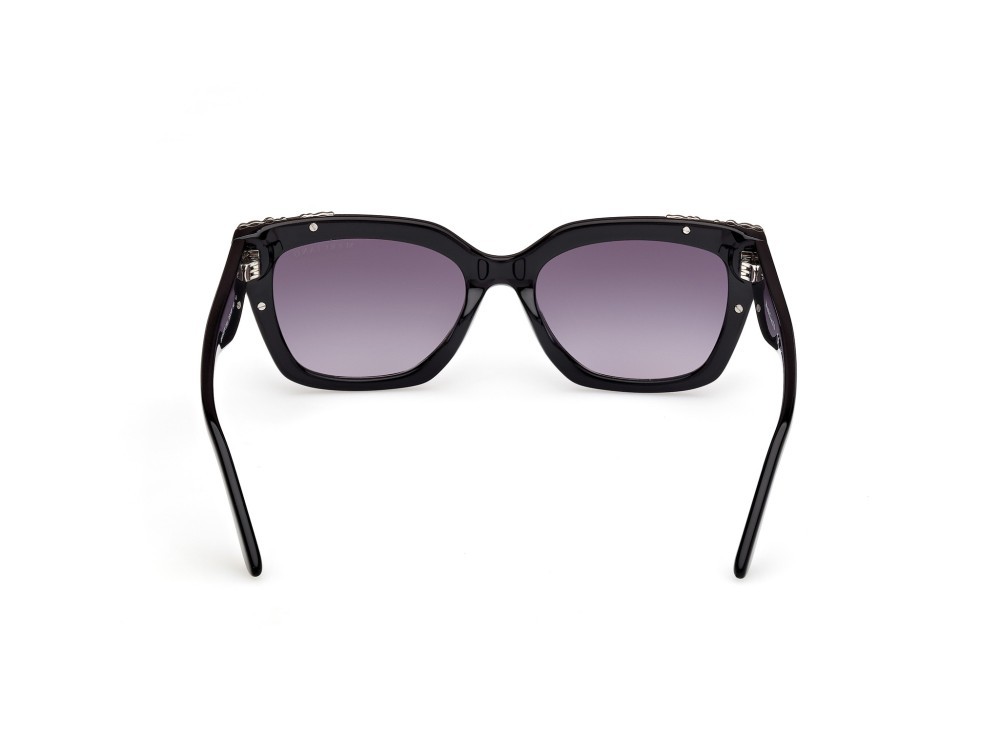 Sunglasses Guess by Marciano GM00027 (01B) color nero lucido shape rectangle lenses fumo grad.