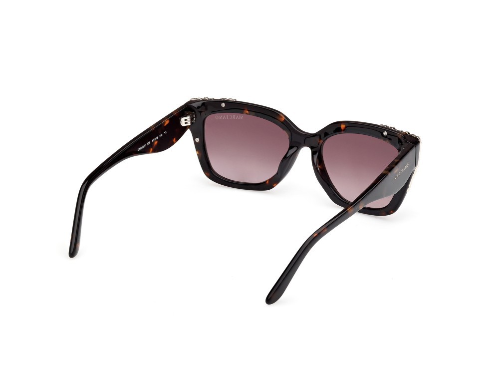Sunglasses Guess by Marciano GM00027 (52F) color avana scura shape rectangle lenses marrone sfumato