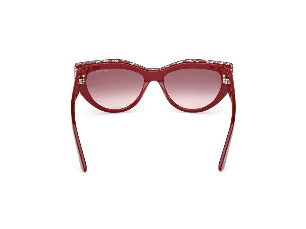 Sunglasses Guess by Marciano GM00028 (71T) color bordeaux/monocolore shape cat eye lenses bordeaux sfumato