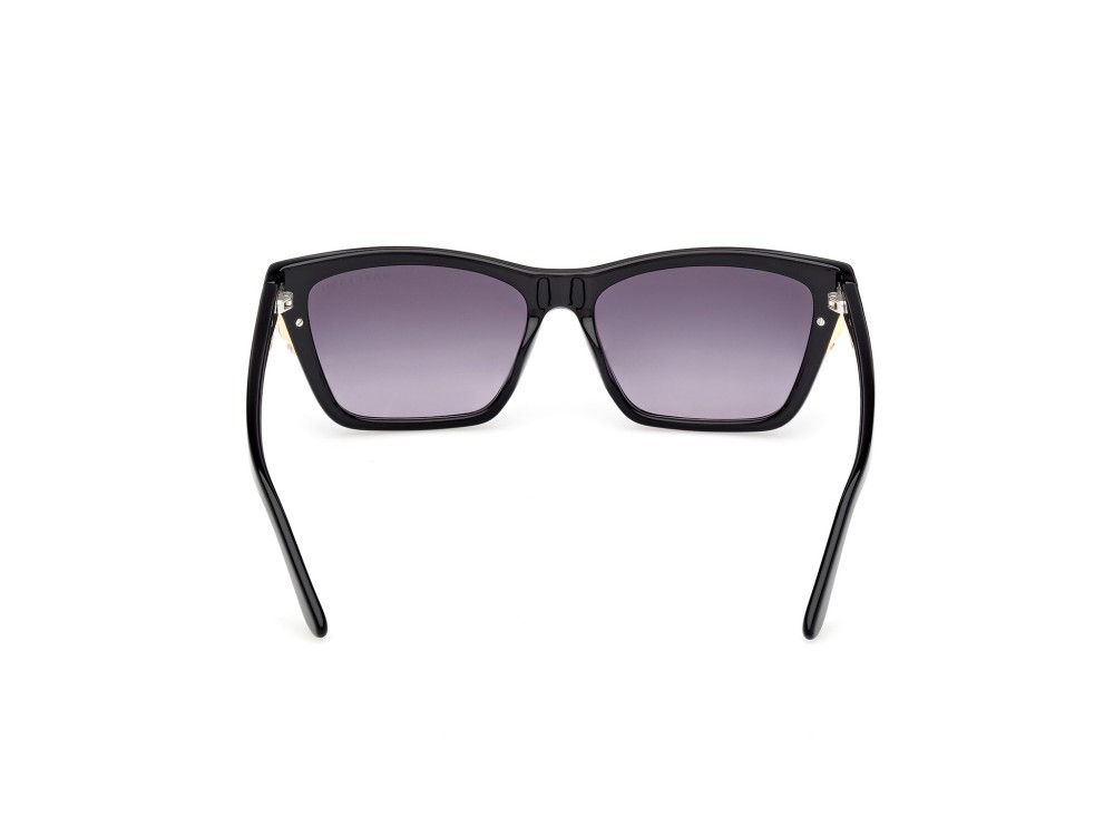 Occhiali da sole Guess by Marciano GM00030 (01B) colore nero lucido forma rettangolare lenti fumo grad.