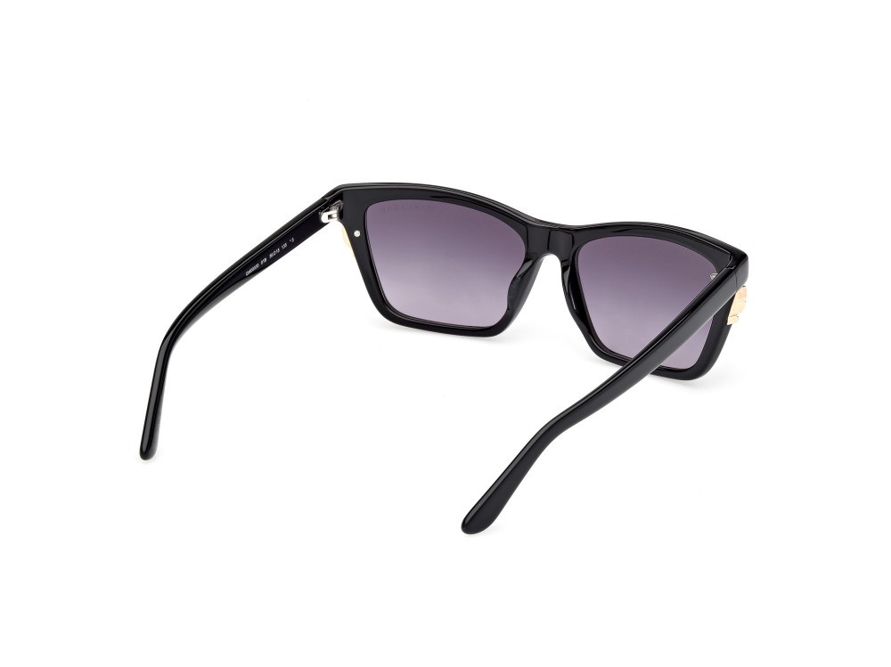 Occhiali da sole Guess by Marciano GM00030 (01B) colore nero lucido forma rettangolare lenti fumo grad.
