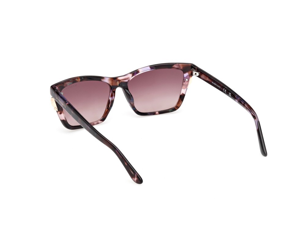 Sunglasses Guess by Marciano GM00030 (83T) color viola/avana shape rectangle lenses bordeaux sfumato