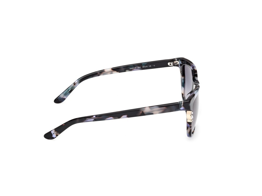 Sunglasses Guess by Marciano GM00030 (92W) color blu/avana shape rectangle lenses blu sfumato