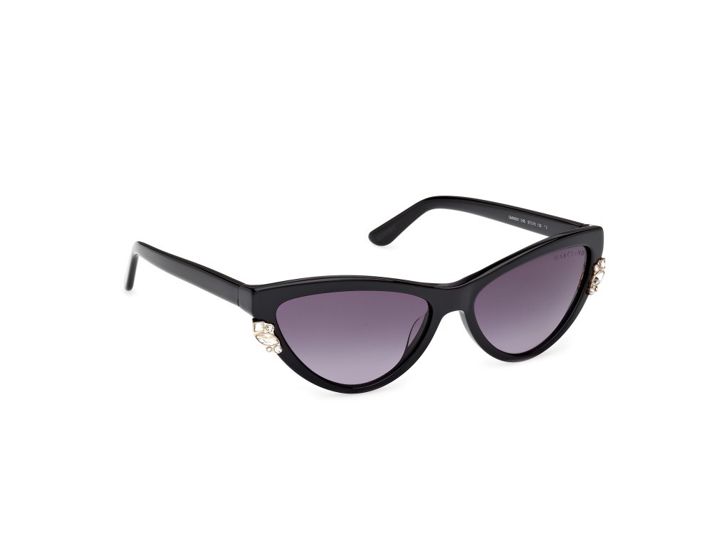 Sunglasses Guess by Marciano GM00031 (01B) color nero lucido shape cat eye lenses fumo grad.