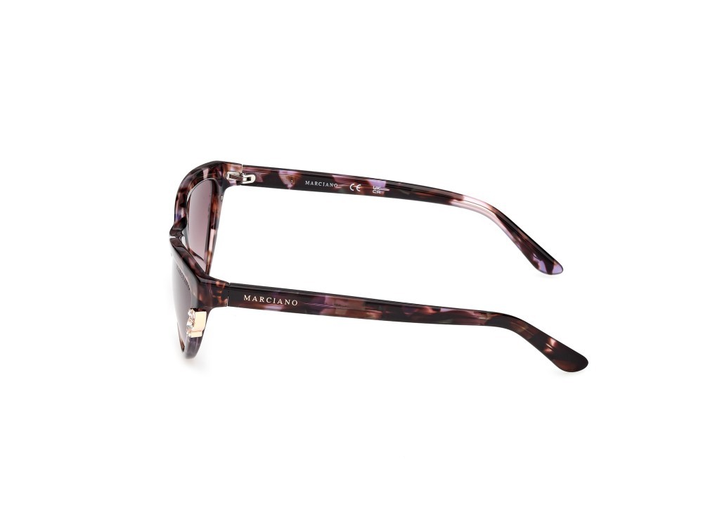 Sunglasses Guess by Marciano GM00031 (83T) color viola/avana shape cat eye lenses bordeaux sfumato