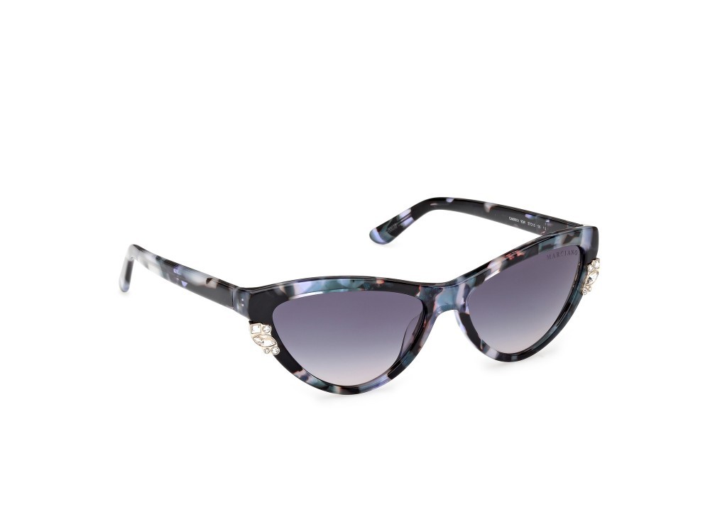 Sunglasses Guess by Marciano GM00031 (92W) color blu/avana shape cat eye lenses blu sfumato