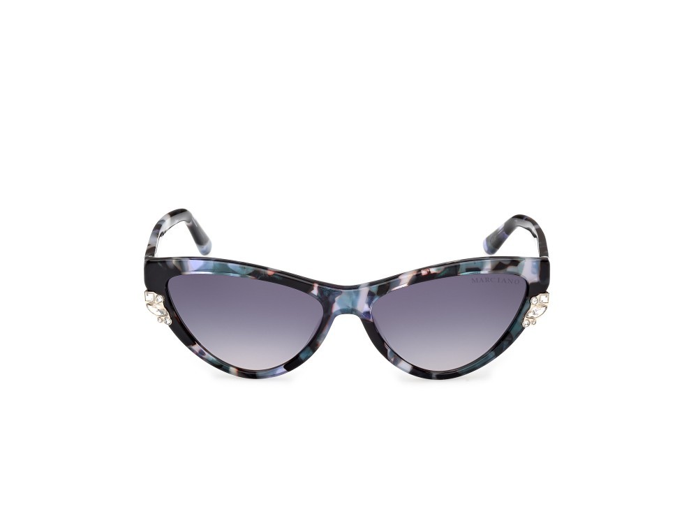 Sunglasses Guess by Marciano GM00031 (92W) color blu/avana shape cat eye lenses blu sfumato
