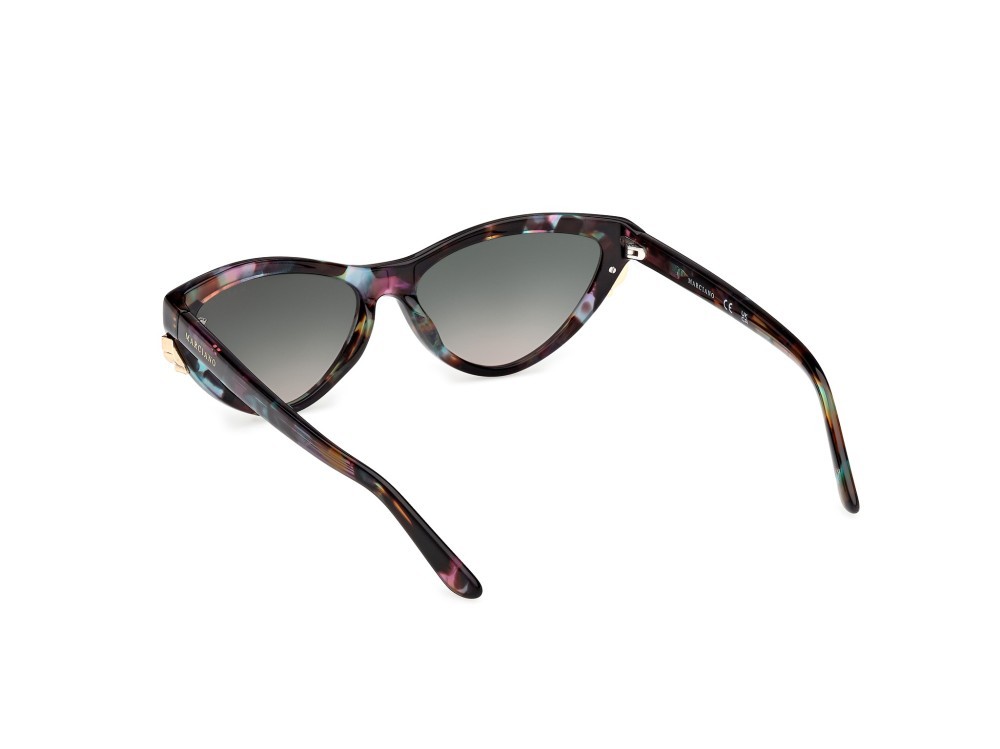 Sunglasses Guess by Marciano GM00031 (98B) color verde scuro/avana shape cat eye lenses fumo grad.