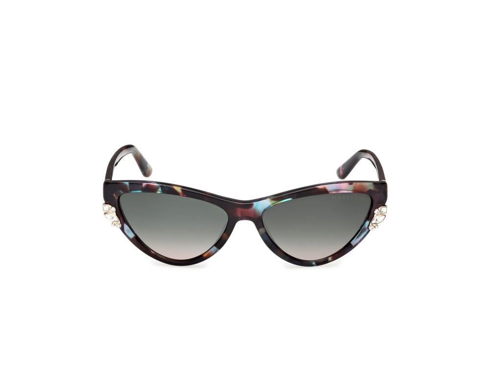 Sunglasses Guess by Marciano GM00031 (98B) color verde scuro/avana shape cat eye lenses fumo grad.
