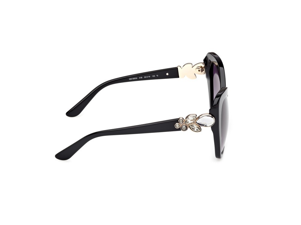 Sonnenbrillen Guess by Marciano GM00032 (01B) farbe nero lucido  form schmetterling gläser fumo grad.