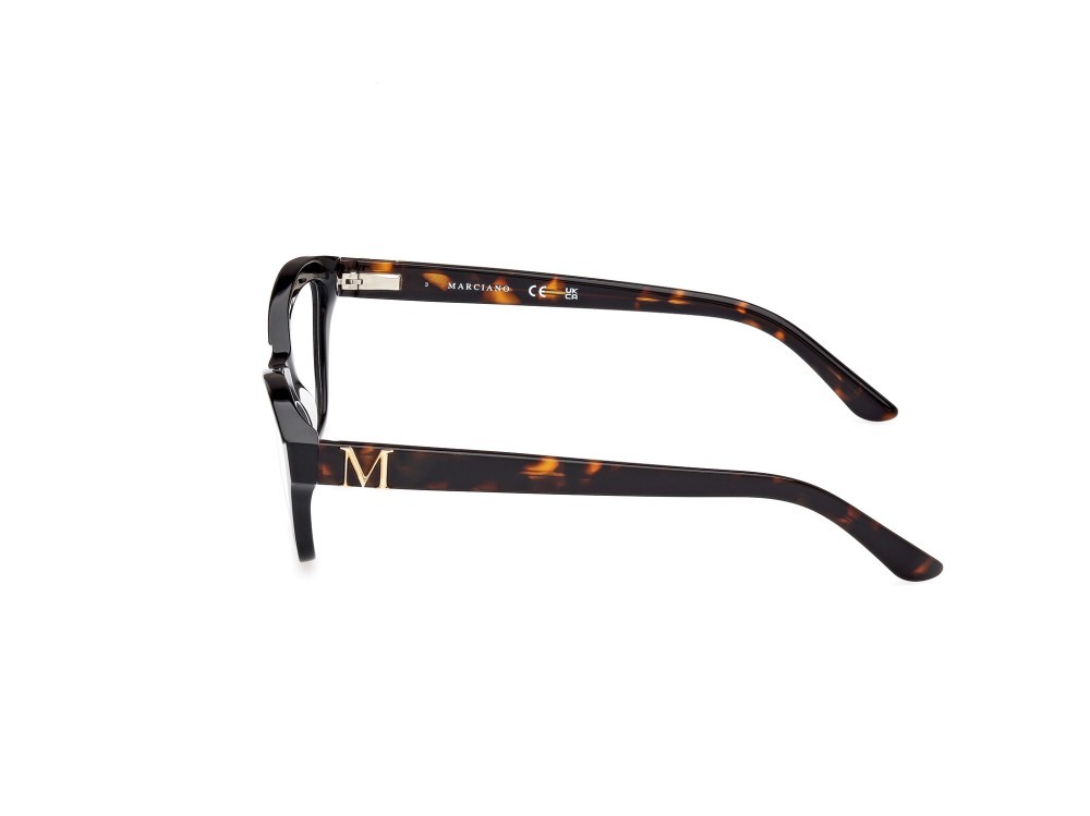 Brillen Guess by Marciano GM0396 (005) farbe nero lucido - avana scura form cat-eye 