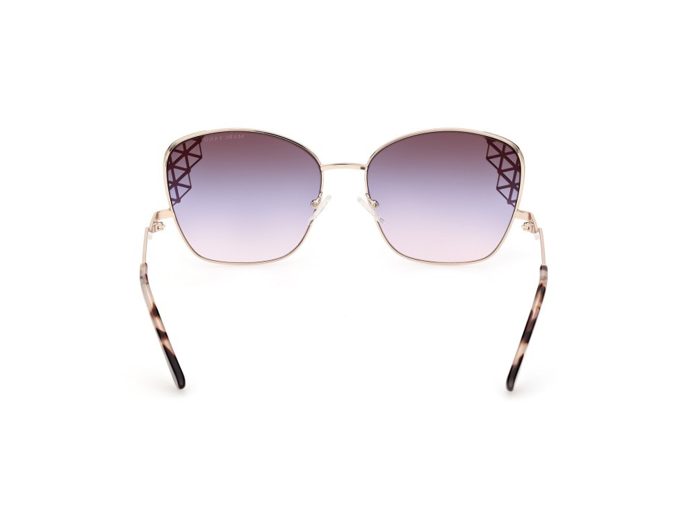 Sonnenbrillen Guess by Marciano GM0830 (32Z) farbe oro  form schmetterling gläser viola grad. e/o specchiato