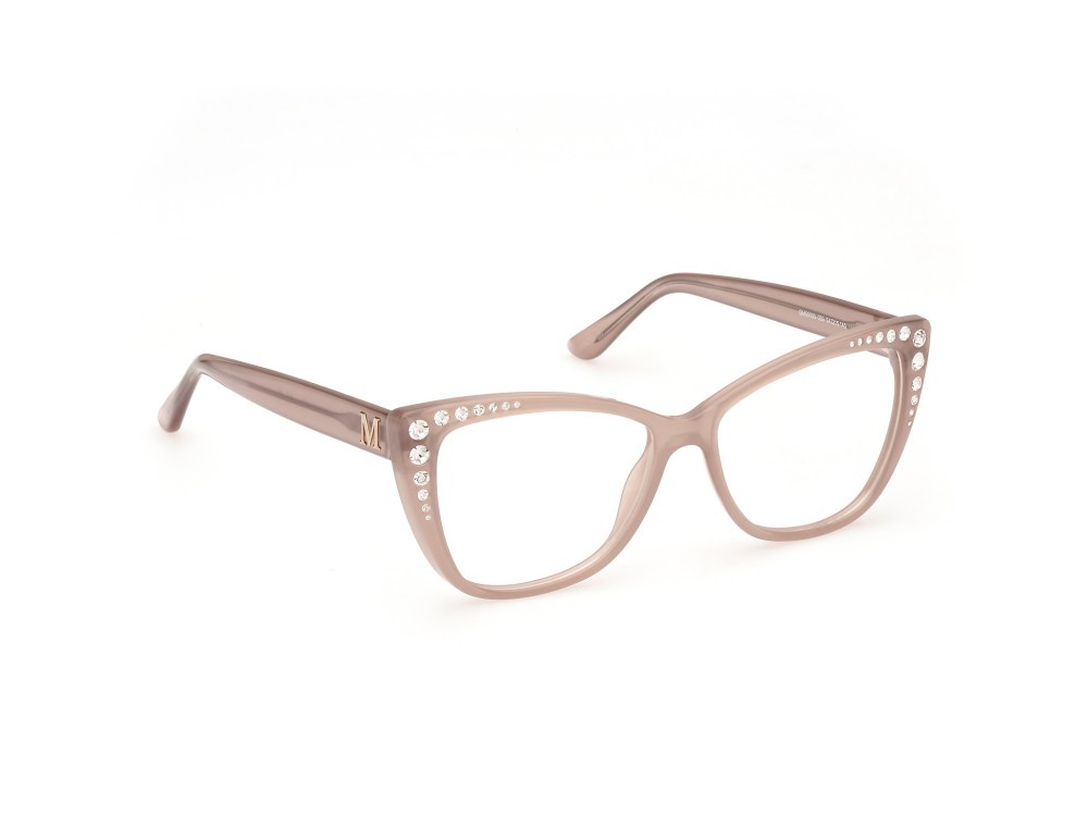 Eyeglasses Guess by Marciano GM50000 (059) color beige lucido shape butterfly 