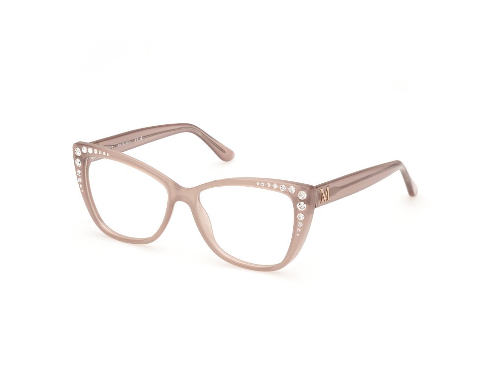 Eyeglasses Guess by Marciano GM50000 (059) color beige lucido shape butterfly 