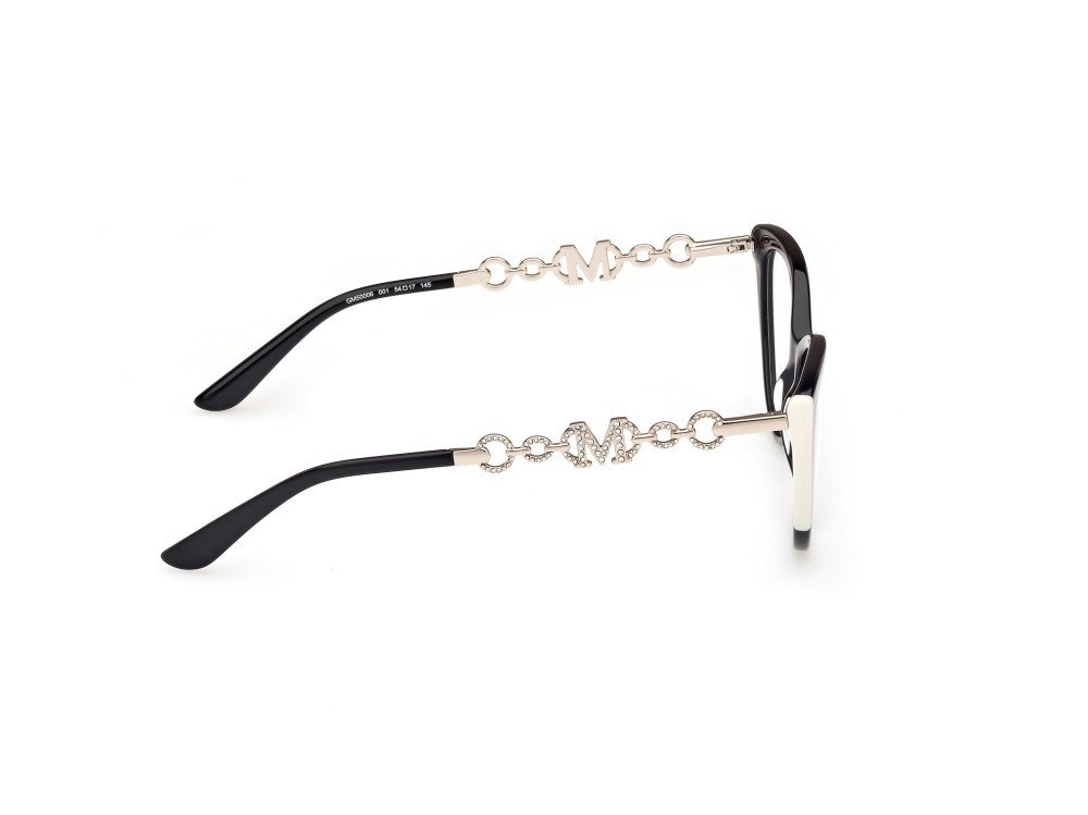 Eyeglasses Guess by Marciano GM50006 (001) color nero lucido shape cat eye 