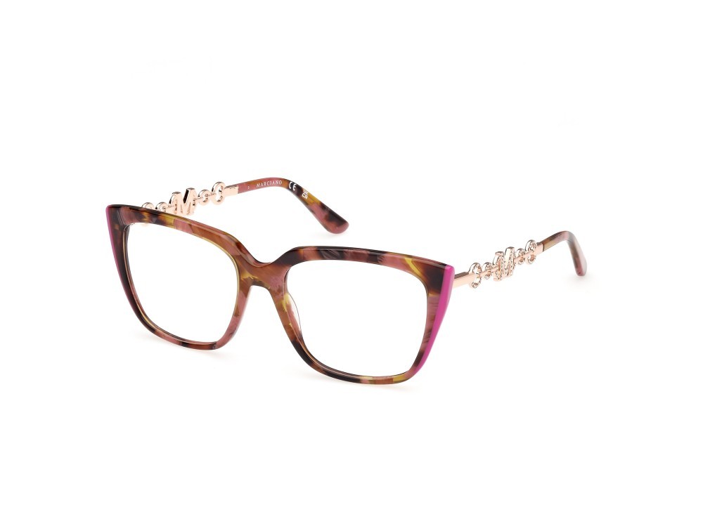 Brillen Guess by Marciano GM50007 (083) farbe viola - avana form quadratisch 