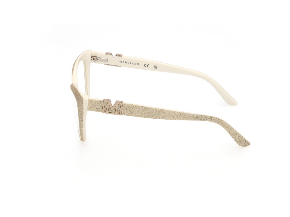 Brillen Guess by Marciano GM50008(025) farbe avorio lucido form cat-eye 