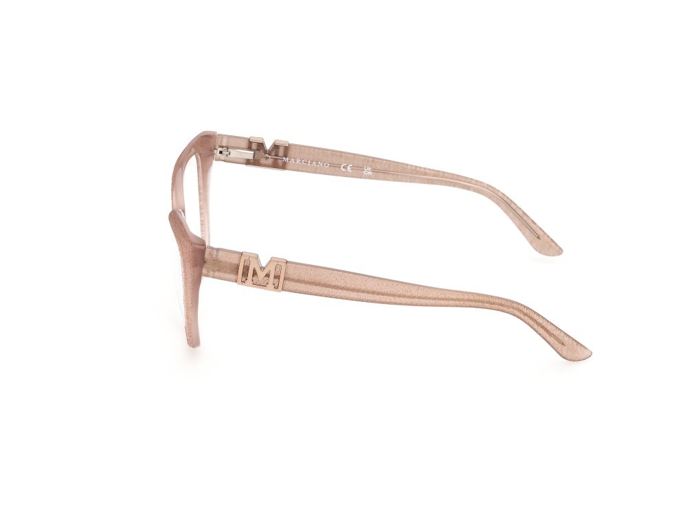 Brillen Guess by Marciano GM50008 (057) farbe beige lucido form cat-eye 