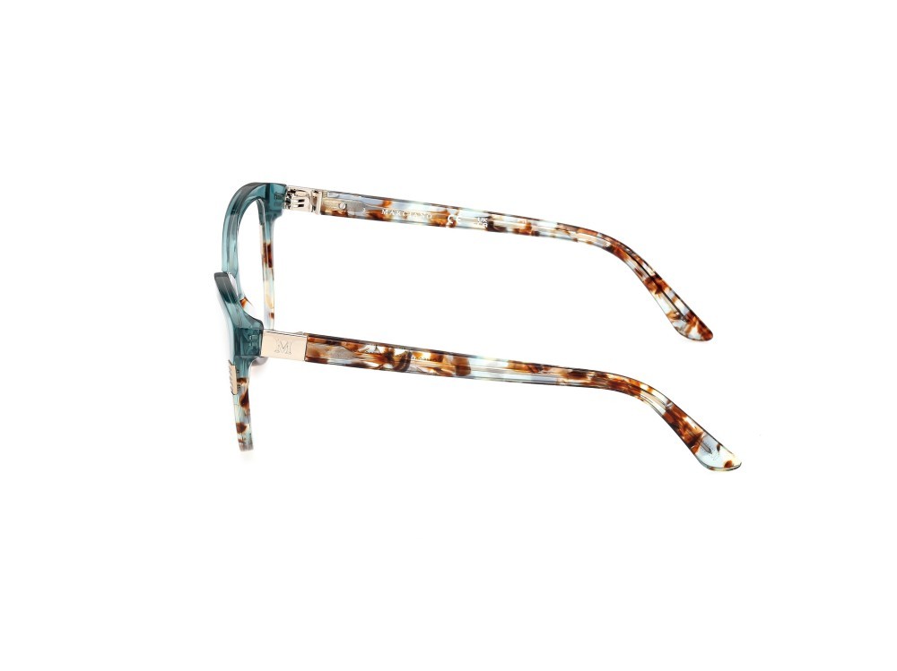 Eyeglasses Guess by Marciano GM50011 (087) color turchese lucido shape cat eye 