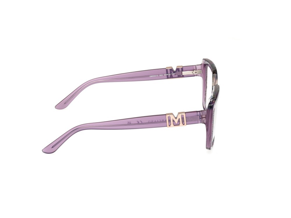 Eyeglasses Guess by Marciano GM50013 (083) color viola avana - viola lucido shape square 